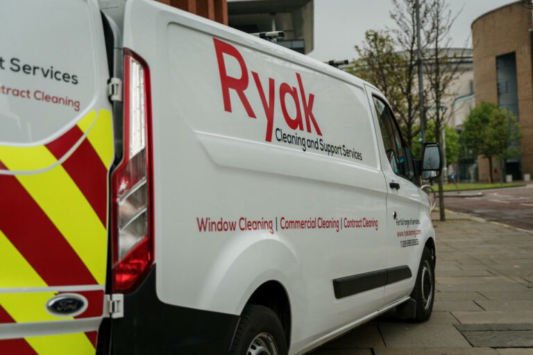 Professional RYAK cleaning specialists maintaining data centre facility